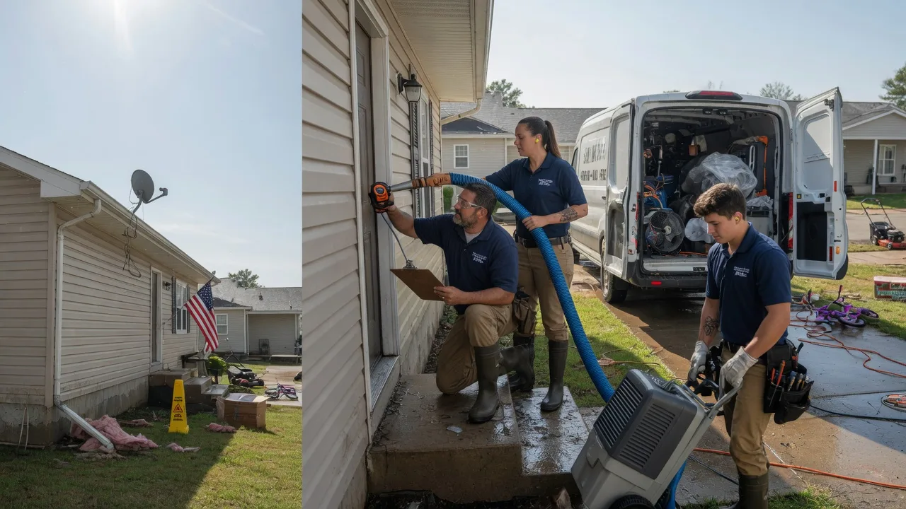 Ceiling Water Damage Restoration in Addis, LA near me